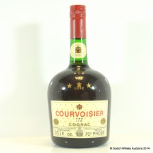 COURVOISIER 3 STAR LUXE 35 1 5 FL OZS  1960S 