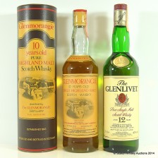 Glenmorangie 10 Glenlivet 12