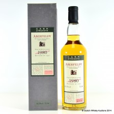 FLORA   FAUNA ABERFELDY 1980 CASK STRENGTH  SLIGHT CREASE OF CARTON 