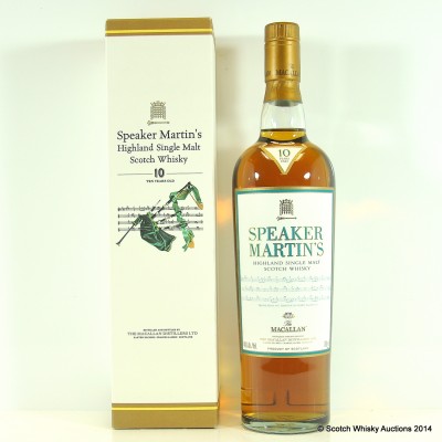 Macallan Speaker Martin's 10 Year Old