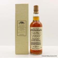 Springbank 20 Final Bottling Of 20th Century
