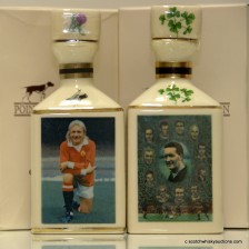 POINTER S DECANTERS X 2 DENIS LAW AND JOCK STEIN