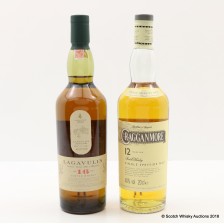 LAGAVULIN 16 YEAR OLD 20CL   CRAGGANMORE 12 YEAR OLD 20CL