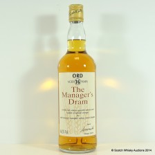 MANAGER S DRAM ORD 16 YEAR OLD  165 RESERVE