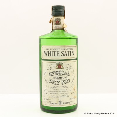 Sir Robert Burnett's White Satin Dry Gin 75cl