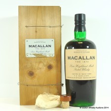 Macallan 1874 Replica In Wooden Box Wire Fixtures Have Snapped 250 Reserve