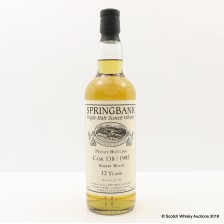 SPRINGBANK 1995 12 YEAR OLD PRIVATE CASK  138
