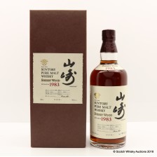 SUNTORY YAMAZAKI 1983 SHERRY WOOD