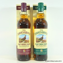 FAMOUS GROUSE PORT WOOD FINISH   FAMOUS GROUSE ISLAY CASK FINISH