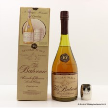 BALVENIE 10 YEAR OLD FOUNDER S RESERVE COGNAC BOTTLE WITH COMPLIMENTARY BARREL MEASURE