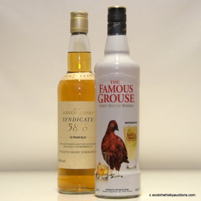 The Scotch Whisky Syndicate 58/6 12 Year Old & Famous Grouse White