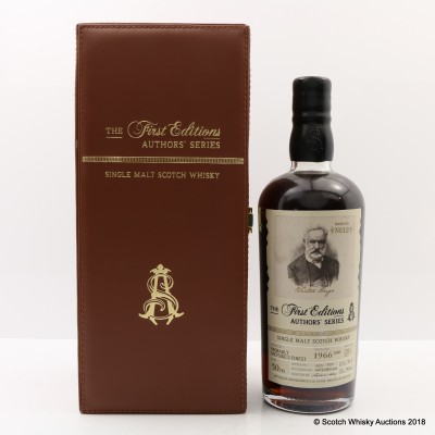 Probably Speyside's Finest Distillery 1966 50 Year Old First Editions Author's Series Victor Hugo