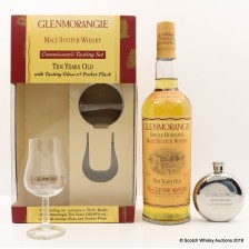 Glenmorangie 10 Old Style Connoisseur S Tasting Set With Tasting Glass Pocket Flask