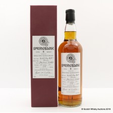SPRINGBANK 1999 11 YEAR OLD LOCAL BARLEY SOCIETY BOTTLING