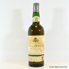 TALISKER PURE MALT OVER 8 YEAR OLD 26 2 3 FL OZS
