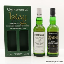Ardbeg 15 Laphroaig 10 Quintessential Islay Pack 2 X 50cl