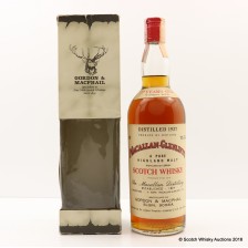 Macallan Glenlivet 1937 Gordon Macphail 70 Proof