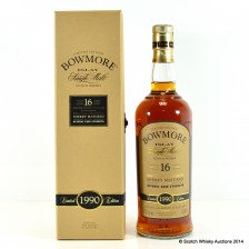 BOWMORE SHERRY 1990 16 YEAR OLD LIMITED EDITION