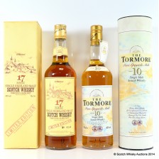 Tomintoul Glenlivet 17 Tormore 10