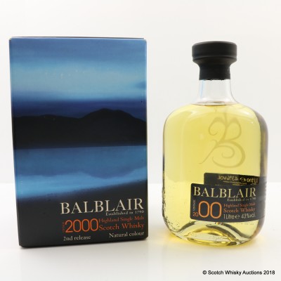 Balblair 2000 Second Release 1L