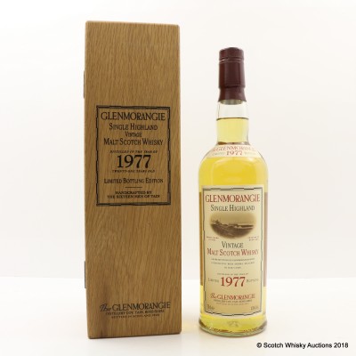 Glenmorangie 1977 21 Year Old
