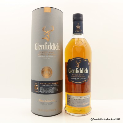 Glenfiddich 15 Year Old Cask Strength 1L Distillery edition