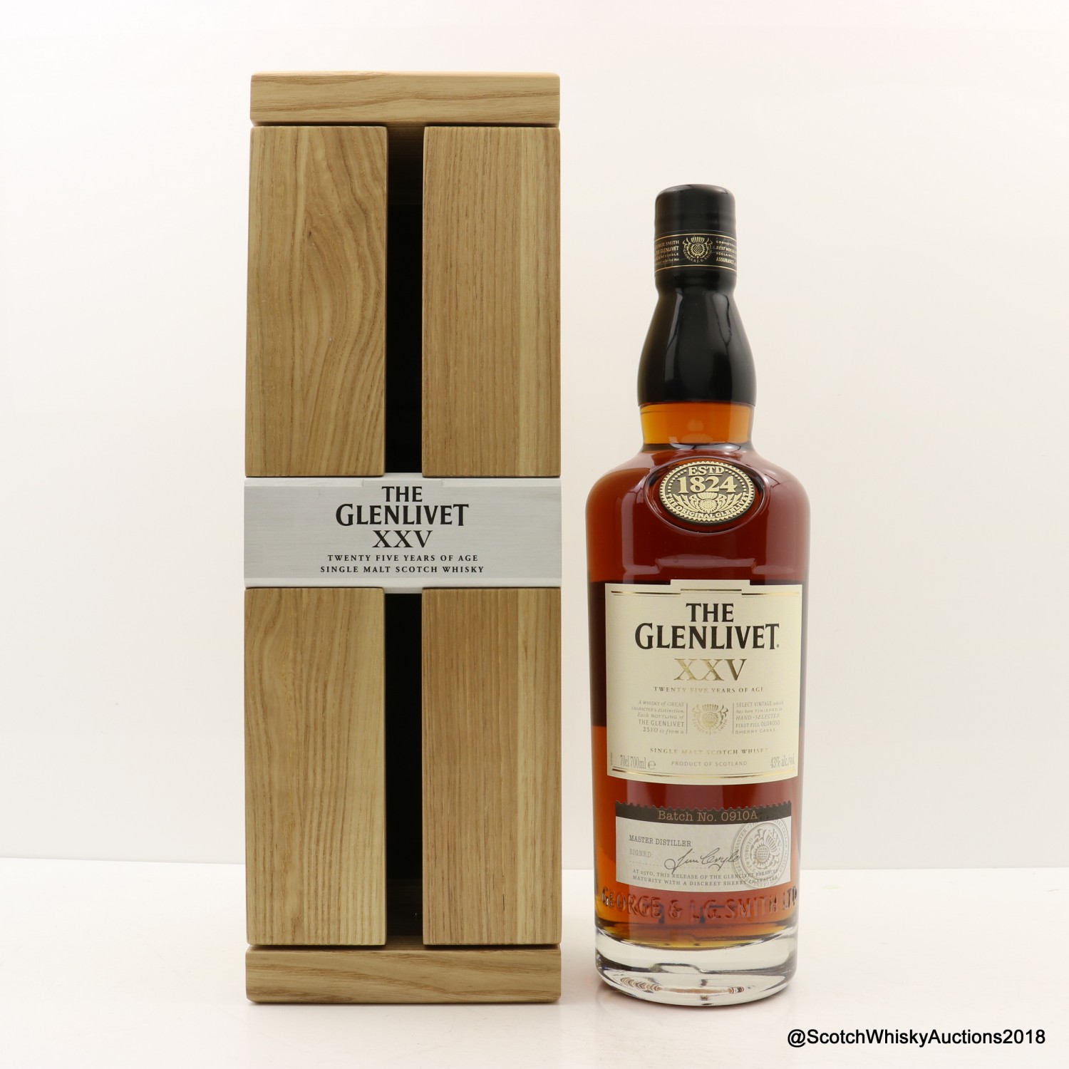 Glenlivet XXV 25 Year Old The 92nd Auction Scotch Whisky Auctions
