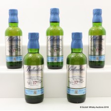 BALLANTINE S 17 YEAR OLD SIGNATURE DISTILLERY SCAPA EDITION 5 X 20CL
