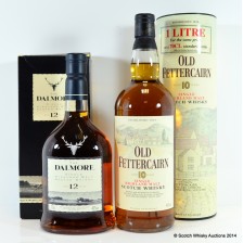 Old Fettercairn 10 Dalmore 12