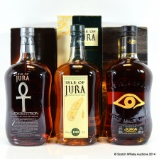 JURA 10 YEAR OLD  PROPHECY   SUPERSTITION 3 X 70CL
