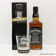 JACK DANIEL S OLD NO 7 WITH LIMITED EDITION MASTER DISTILLER GLASS