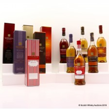 GLENMORANGIE PRIVATE COLLECTION 4 X 70CL   TRAVEL EXCLUSIVES 2 X 70CL