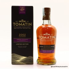 TOMATIN 2002 14 YEAR OLD CABERNET SAUVIGNON MATURED LIMITED EDITION