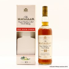 MACALLAN 10 YEAR OLD OLD STYLE WITH IAN RANKIN STRIP JACK