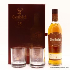 Glenfiddich 15 Solera Reserve 2 Glasses