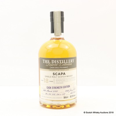 Scapa 2000 18 Year Old Distillery Reserve Collection 50cl