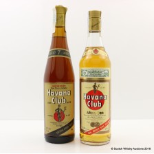 HAVANA CLUB 5 YEAR OLD   HAVANA CLUB 7 YEAR OLD 2 X 70CL