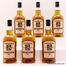 SPRINGBANK 10 YEAR OLD 100  PROOF 6 X 70CL
