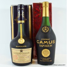 NAPOLEON COURVIOSIER COGNAC   NAPOLEON CAMUS COGNAC