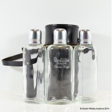 Glenfiddich Hunter S Flask In Leather Holder