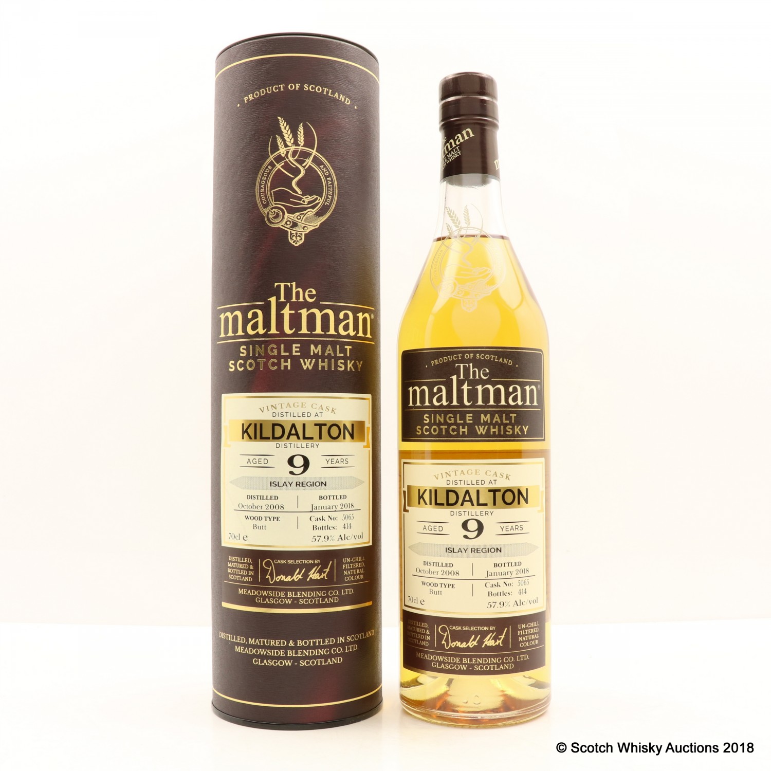 The Maltman KILDALTON 10y SHINANOYA 空瓶 The Maltman KILDALTON 10y SHINANOYA 空瓶