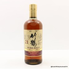 NIKKA TAKETSURU PURE MALT 21 YEAR OLD 80TH ANNIVERSARY