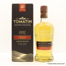 Tomatin 2007 9 Caribbean Rum Cask Limited Edition