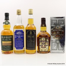 Chivas Regal 12 Old Glenn 10 Edinburgh 1992 European Summit 10 House Of Bruar Blend