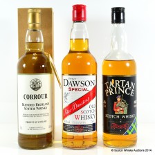 CORROUR HIGHLAND BLENDED WHISKY  TARTAN PRINCE   PETER DAWSON S SPECIAL