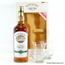 Bowmore 12 With Glasses