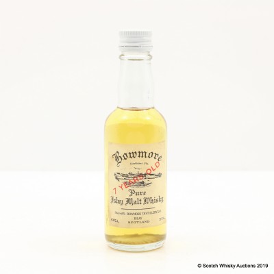 Bowmore Sherriff's 7 Year Old Mini 5cl
