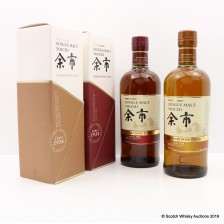 YOICHI SINGLE MALT SHERRY WOOD   YOICHI SINGLE MALT BOURBON WOOD 2 X 70CL