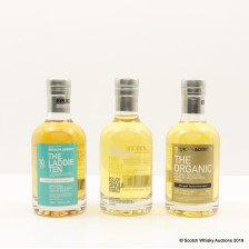 BRUICHLADDICH LADDIE TEN 10 YEAR OLD  THE ORGANIC   THE PEAT PROJECT 3 X 20CL