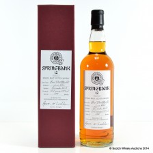 Springbank 2001 12 Port Cask
